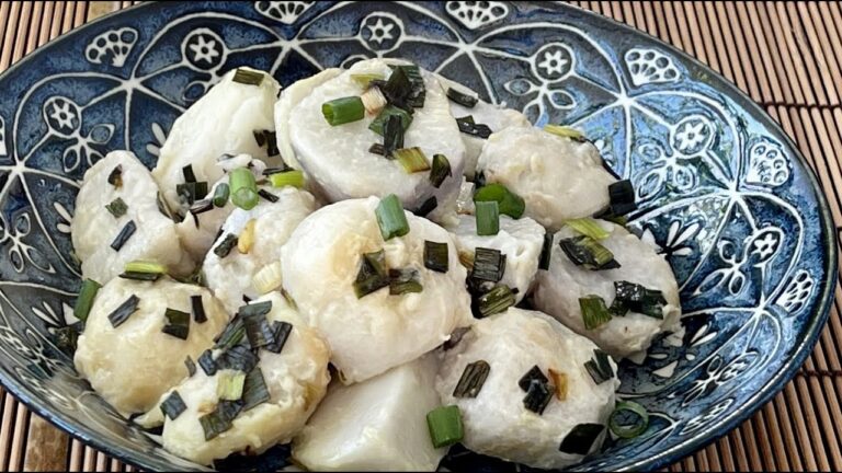 【葱炒芋艿】里芋のねぎ炒め