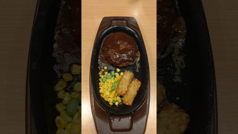 【ガスト】チーズinハンバーグ（税込350円）#ガスト #チーズ #ハンバーグ