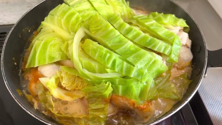 🍴🇯🇵今夜のメニュー🇯🇵🍴とりむねキャベツピリ辛タレ