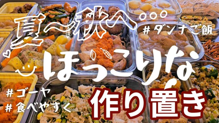 【作り置き12品】夏の野菜もまだまだ活躍…ほっこりおかずです♪/ゆかりきんぴら/チーズお焼き/炊き込みご飯/酢玉ねぎ/ポトフ/豚だんご