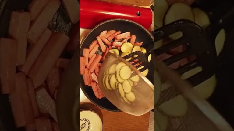 スパムとズッキーニのチャンプルー #shorts