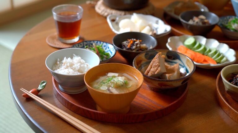 【１０品】秋野菜たっぷり！３日間の体にうれしい和食レシピ【主婦の日常】