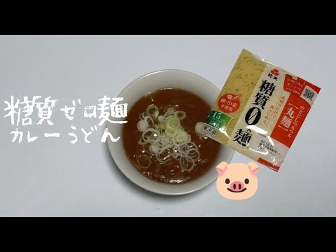 【糖質ゼロ麺】カレーうどんの巻