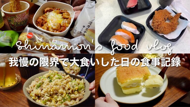 ENG)コンビニで食べたいものを全部買って簡単すぎるチーズリゾットを作る🧀食事vlog｜豚バラレタス炒飯、抹茶ロールケーキ、チーズタッカルビ丼、汁なしカップヌードル、台湾カステラ、照り焼きパン