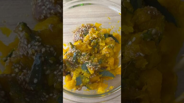 火を使わず１０分/絶品！味噌がぼちゃサラダ#かぼちゃレシピ #かぼちゃサラダ #味噌レシピ #火を使わないレシピ #レンジで簡単 #ずぼら #簡単ごはん #時短レシピ #作り置き #こどもごはん