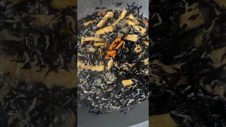 じゃことひじきの煮物#shorts