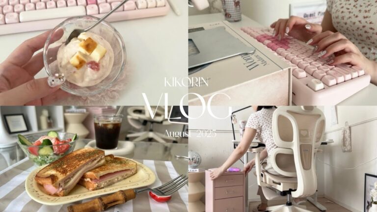 【Vlog】サーティワンを再現したり、ハムカツ大失敗したりな30代一人暮らしの日常│ストロベリーチーズケーキアイスを再現🍓🍨│ツナマヨフライパントースト│ハムチーズカツ大爆発💣💥etc