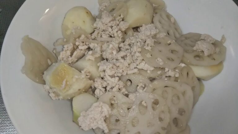 福フククッキング  里芋の鶏そぼろあん