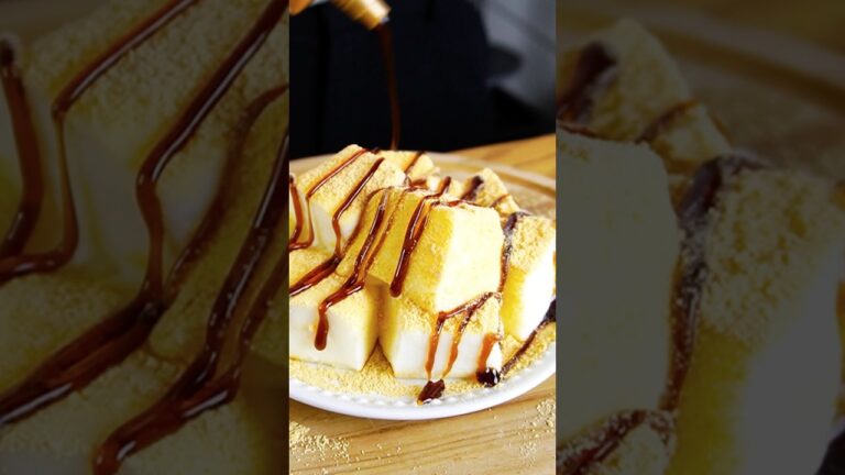 材料3つ！ミルクもち作り方！#food