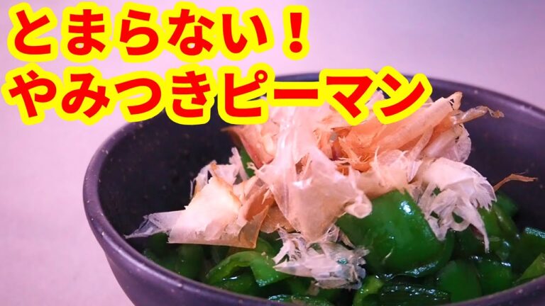簡単無限ピーマンレシピ！作り置き常備菜にもお弁当にも【平野キッチン】