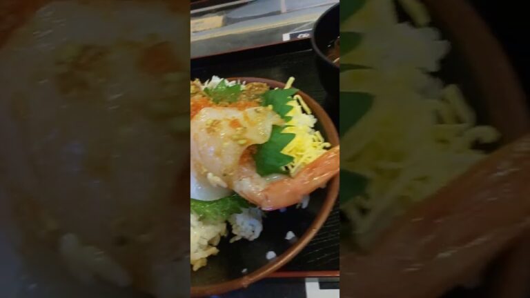 岸和田 青空市場で海鮮丼食べた‼️上手い