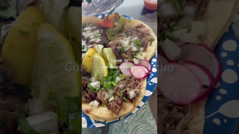 豚肉とタンのタコス🌮Tacos de carnitas y lengua#タコス#メキシコ料理#美味しいもの #ランチ#tacos#yummyfood #hawaii#lunchtime
