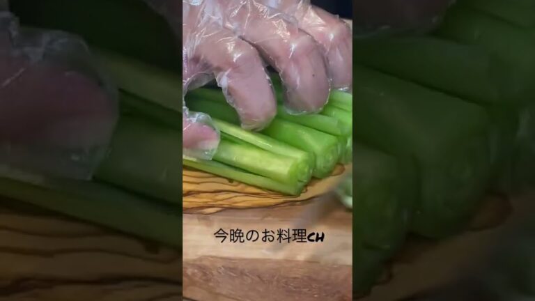 簡単、小松菜と牛肉のかた焼きそば！#shorts
