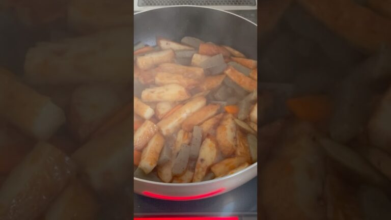 さつま揚げとこんにゃくの煮物#cooking #料理 #こんにゃく