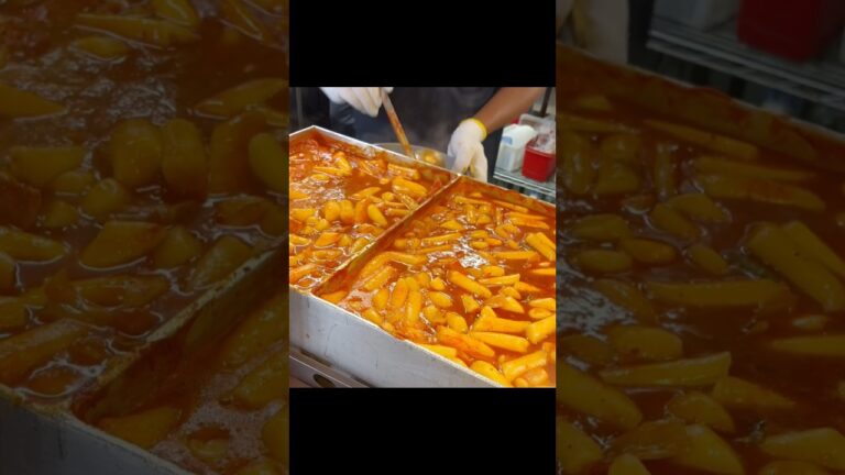 【韓国グルメ】韓国屋台フード　トッポッキ