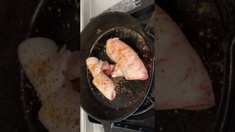 【スキレット】イカのバター焼き＋ほりにし辛口