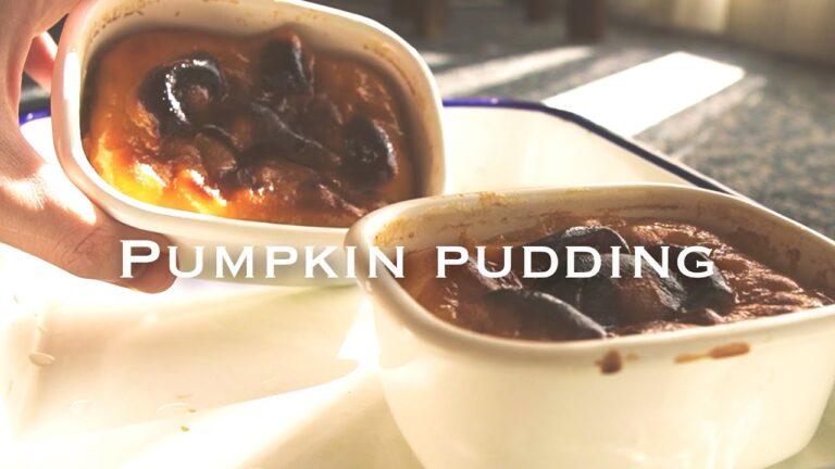 【生クリームなし】簡単・絶品のかぼちゃプリン/ Pumpkin pudding