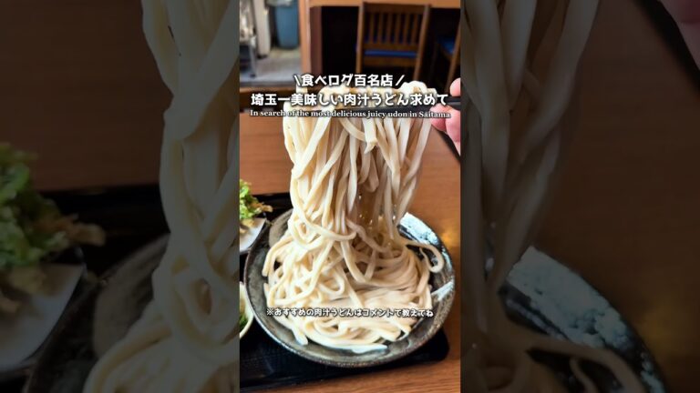 【おすすめ】埼玉一美味しい肉汁うどんを求めて【入間市】