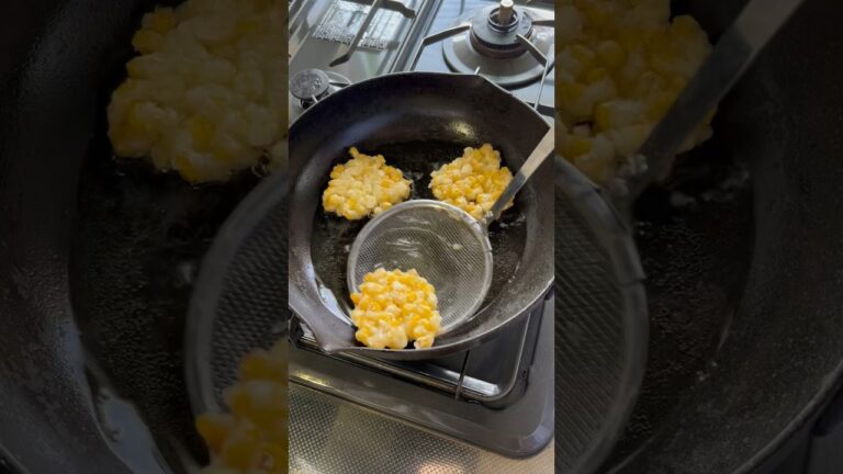 とうもろこしの唐揚げ旨すぎた。