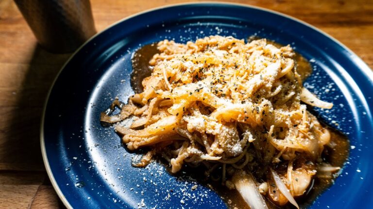 #shorts 男の料理日記 レンジで簡単 旨辛おつまみ ブルダックエノキ  ヘルシー