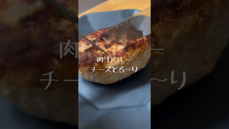 【胃袋をつかむ】美味しいチーズinハンバーグの作り方