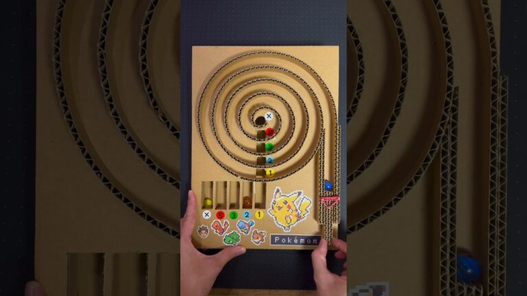 Marble ball game↑how to make↑作り方↑