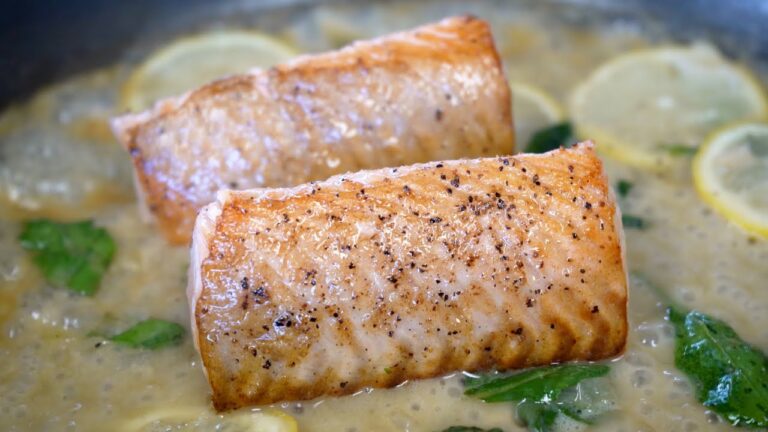 Creamy Lemon Salmon | レモンクリームサーモン | SuSu Kitchen | ASMR Cooking