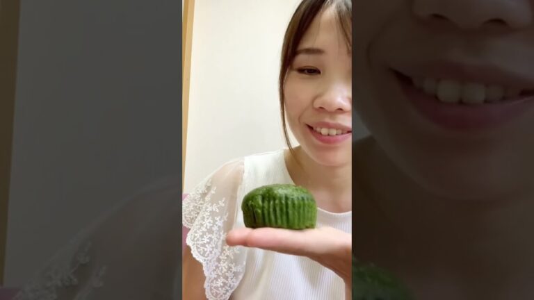 【LAWSON】【抹茶】とにかく見た目が可愛い❤️もっちり抹茶蒸しパン🤗チャンネル登録増加中です😊これからもよろしくお願い致します🤲🥺