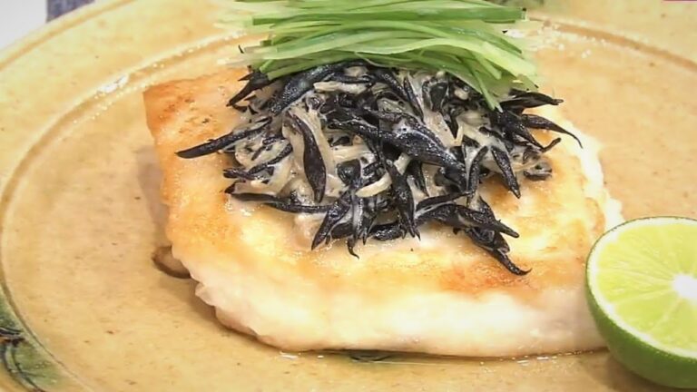 カジキのヒジキサラダのせ