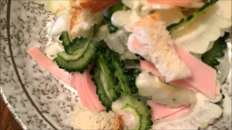 「ゴーヤサラダ」作り方！（シーザーサラダ！ ）