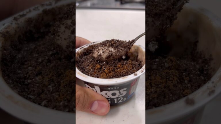 30kg痩せた男がダイエット中に食べているスイーツの作り方を紹介します！#shorts #short