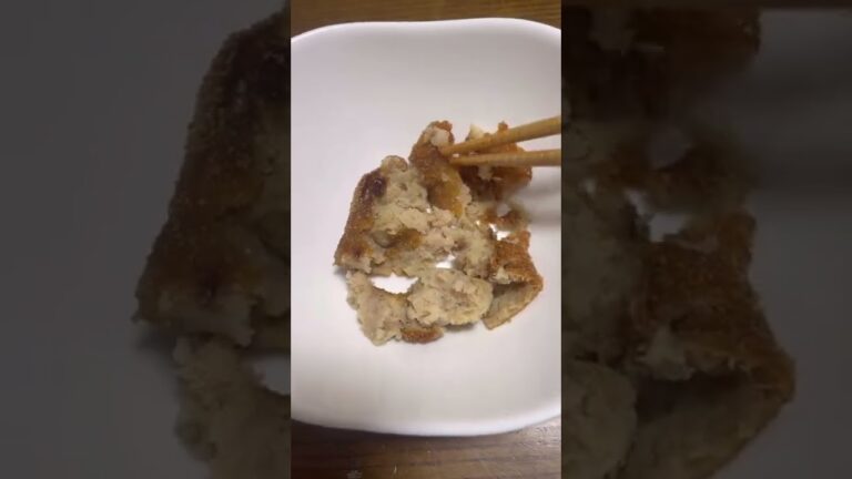 【残り物】お惣菜の残りのコロッケを味変してみました#short