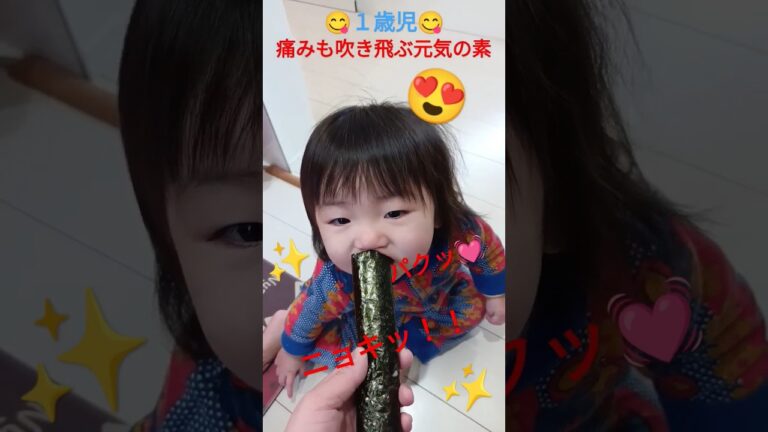 #1歳児#食事#おやつ#手巻き寿司#元気の素#ショート