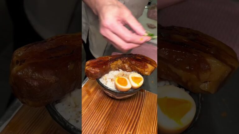 ばかでか角煮の丼 #大阪グルメ #shorts