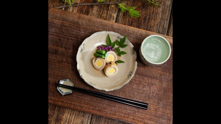 小さな満月を食卓に！アナゴ月環 ｜和食のレシピ集 ｜和食のレシピ集