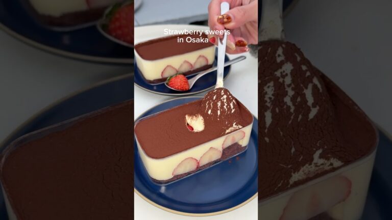 とろっとろのいちごティラミス🍓 大阪 平野にあるCafe No.888さんのいちごティラミス（800円）はとにかくとろっとろでおいしい！ #大阪グルメ