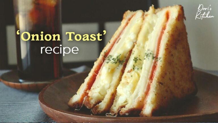 オニオントーストの作り方|自分だけ知っている食パンレシピ大公開！🥪|How to make onion toast