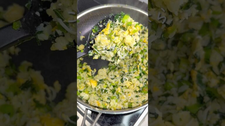 栄養満点チャーハン #ズボラ飯 #まいにちごはん#チャーハン #幼児食 #簡単レシピ #偏食