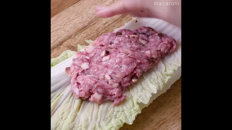 【白菜とひき肉のミルフィーユ煮込み】寒い季節に食べたい！#白菜 #ひき肉 #おかず