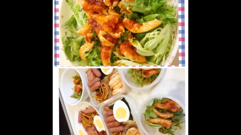 海老味たっぷりサラダ！♯お弁当 ♯Japanese obento recipes