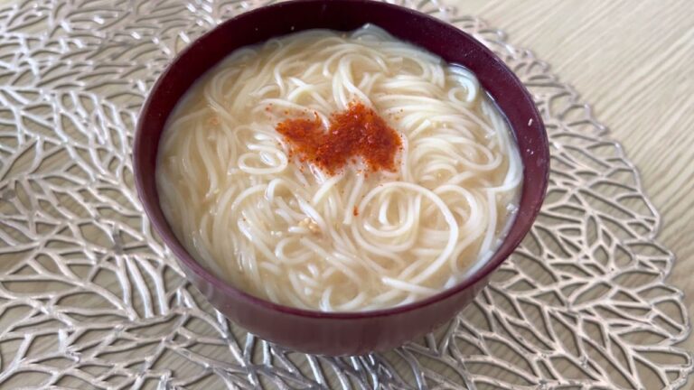 6杯目　そうめん　白だし