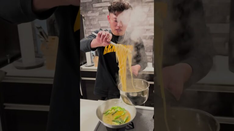 【アスパラを使った激ウマ】ホタテ柚子胡椒オイル #マッチョ #元カレ #クッキング #簡単レシピ