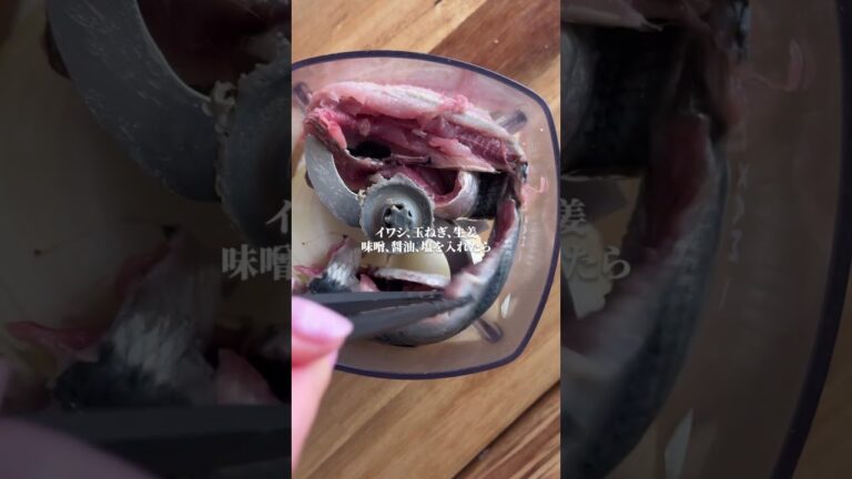 こんな発想あった？おさかなで作るハンバーグ🐟#重ね煮 #簡単レシピ #アレルギー改善