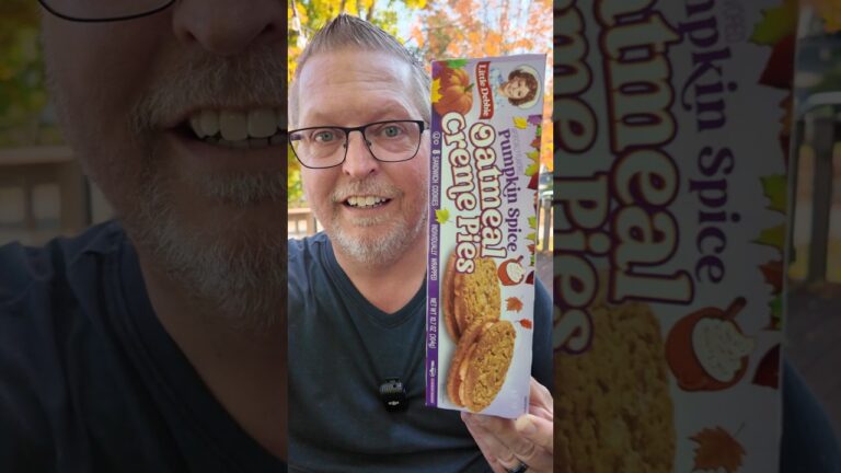 リトルデビーのパンプキンスパイスオートミールクリームパイのレビュー！