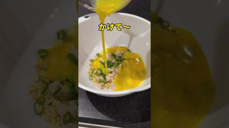 オートミールチャーハン✨#ダイエットレシピ #痩せる #オートミール