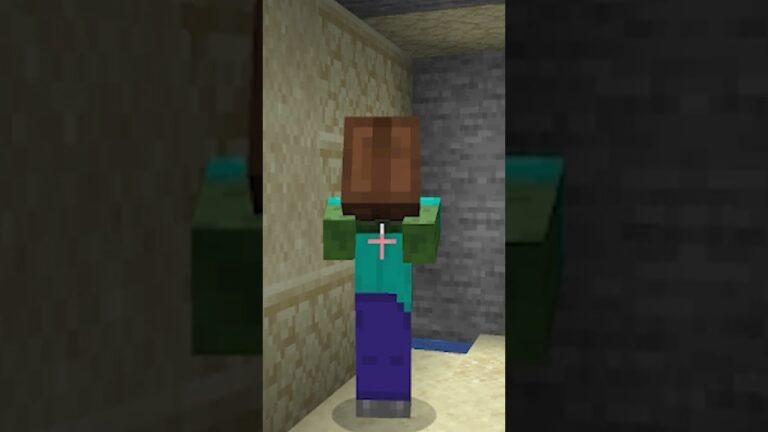 ゾンビの家族を助けたら大変なことになった【マイクラ】#shorts