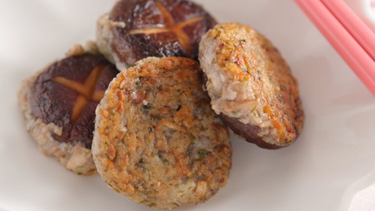 椎茸の青のりとろとろ焼き