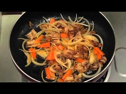 ピリ辛焼きうどん【ごはん・めん類：レシピ大百科】