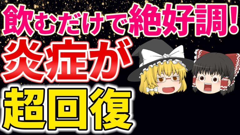 【40代50代】たった１杯で炎症がみるみる回復し身体が絶好調になる魔法みたいな食べ物【ゆっくり解説】