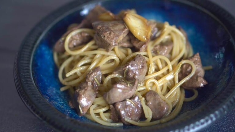 鶏レバーとローズマリーのパスタの作り方 | 簡単レシピ